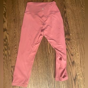 Pink Lululemon leggings